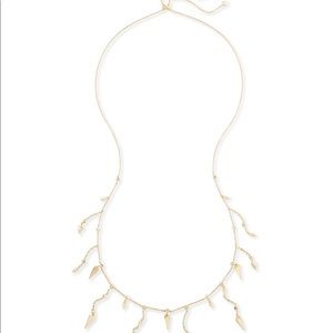 Kendra Scott Loralei Long Necklace in Rose Gold